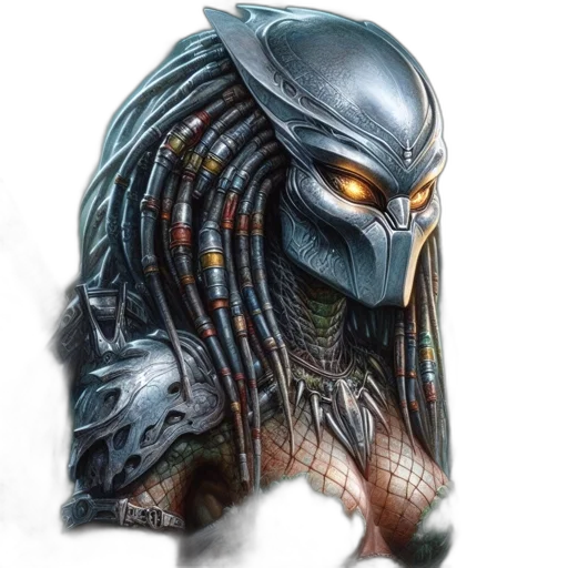 creature, mask, robot, face transparent PNG cut-out