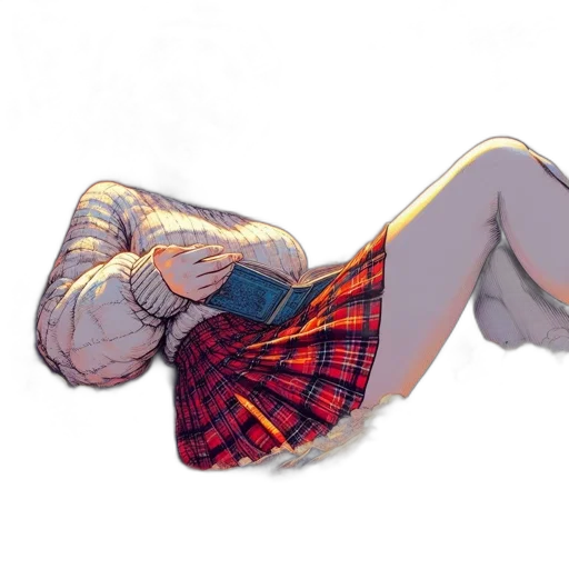 dress, hair, shoes, concept art transparent PNG cut-out