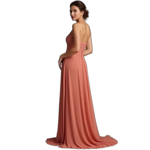 dress, earth tones, pastel, colorful transparent PNG cut-out