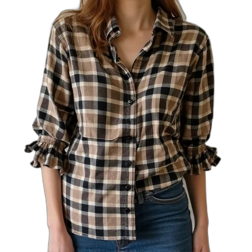 jacket, jewelry, earth tones, ruffle transparent PNG cut-out