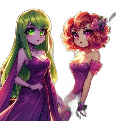 dress, concept art, pixel art, watercolor transparent PNG cut-out