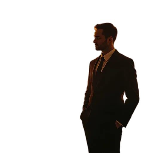staff, jacket, face, robot transparent PNG cut-out