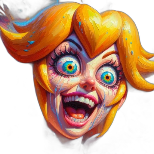 face, mask, creature, concept art transparent PNG cut-out