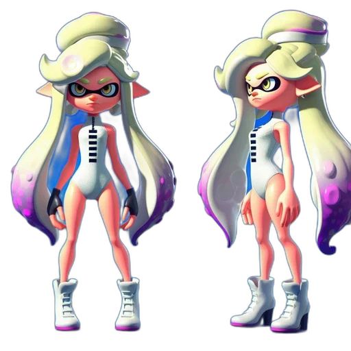 dress, concept art, 3d render, vaporwave transparent PNG cut-out