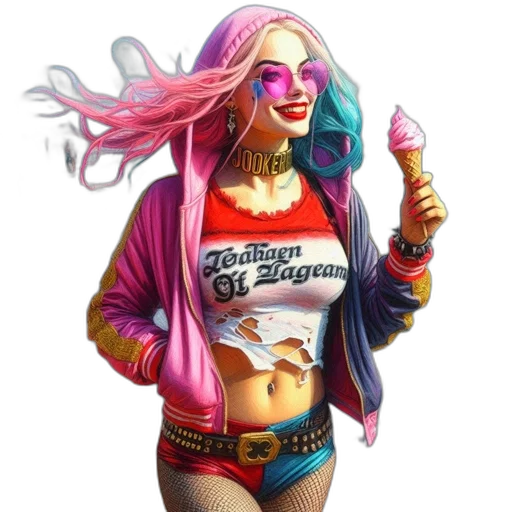 jacket, weapon, comic book art, cyberpunk transparent PNG cut-out
