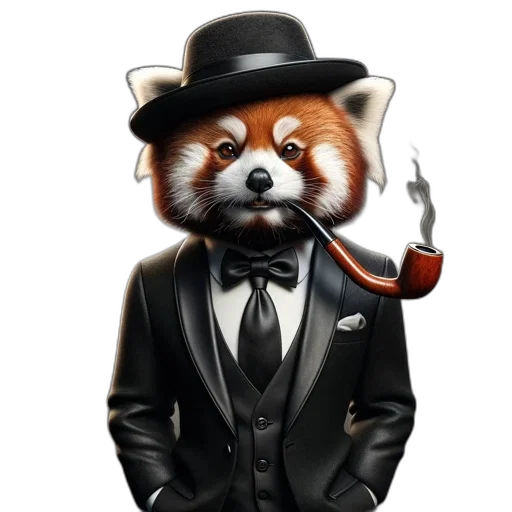 staff, hat, animal, jacket transparent PNG cut-out