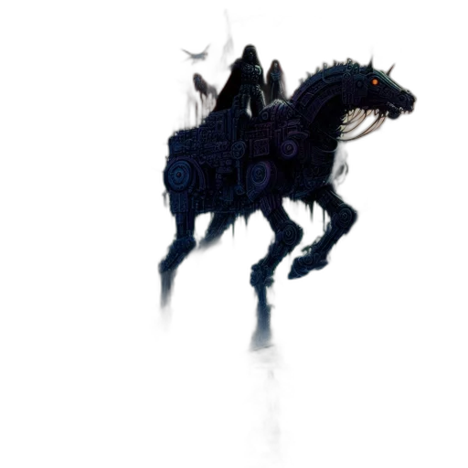 dragon, animal, creature, staff transparent PNG cut-out