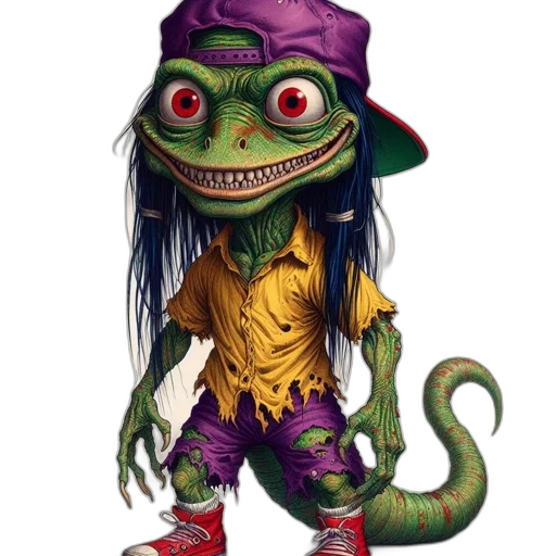 creature, dragon, animal, hat transparent PNG cut-out