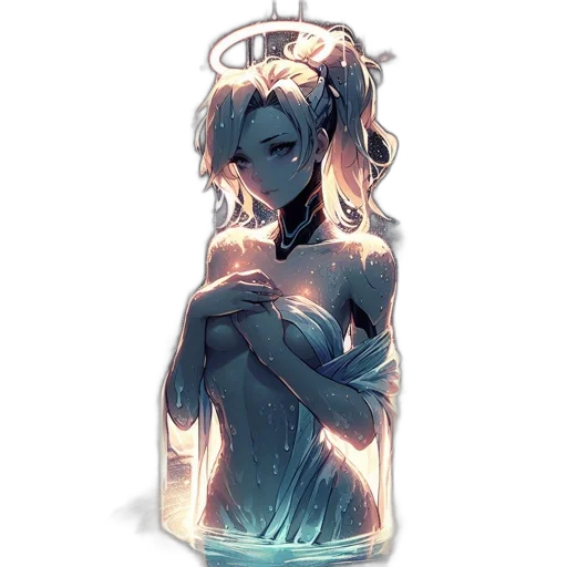 bottle, dress, crown, jewelry transparent PNG cut-out