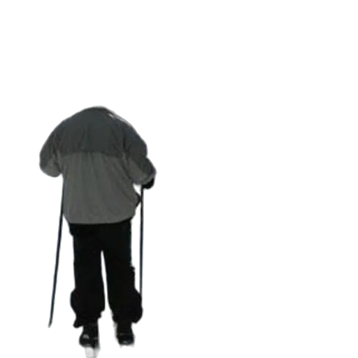 staff, umbrella, jacket, robot transparent PNG cut-out