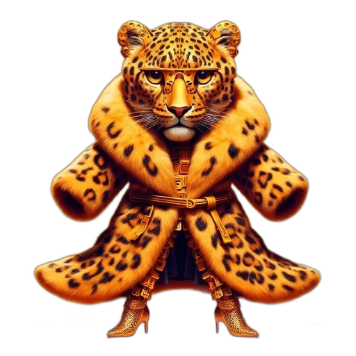 animal, jewelry, jacket, creature transparent PNG cut-out