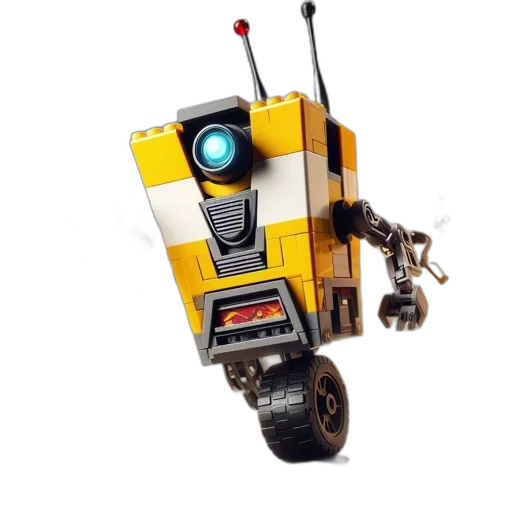 robot, car, weapon, staff transparent PNG cut-out