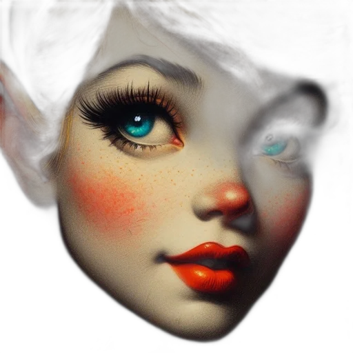 face, mask, robot, fantasy art transparent PNG cut-out