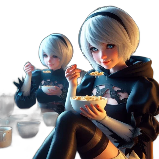food, robot, jacket, concept art transparent PNG cut-out