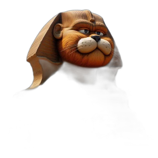 mask, animal, crown, staff transparent PNG cut-out