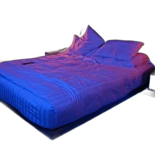 furniture, 3d render, vaporwave, blue transparent PNG cut-out