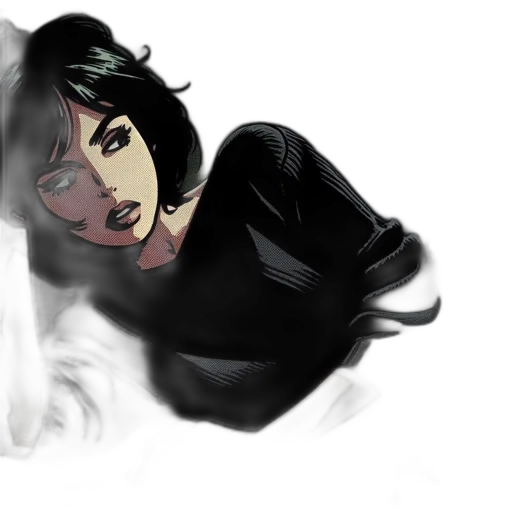 mask, face, comic book art, concept art transparent PNG cut-out