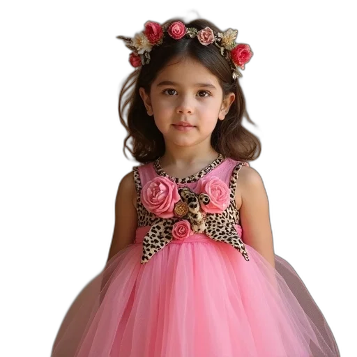 dress, crown, jewelry, photorealistic transparent PNG cut-out