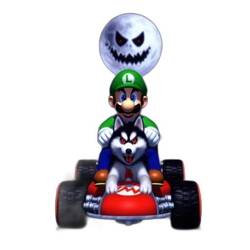 car, robot, mask, weapon transparent PNG cut-out