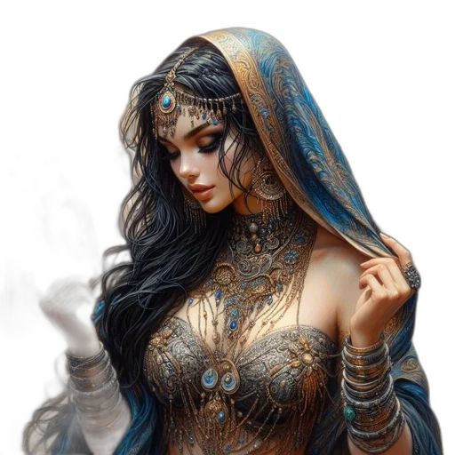 jewelry, dress, crown, mask transparent PNG cut-out
