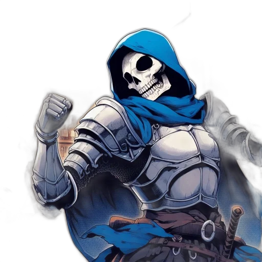 weapon, mask, sword, jacket transparent PNG cut-out