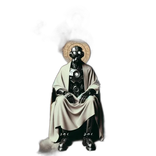 robot, mask, staff, concept art transparent PNG cut-out