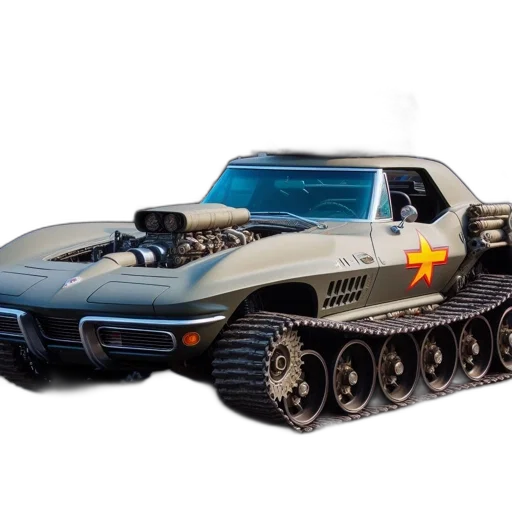 car, weapon, robot, concept art transparent PNG cut-out