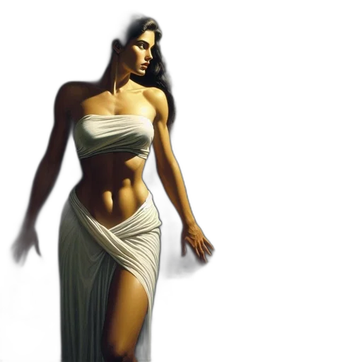 dress, jewelry, concept art, photorealistic transparent PNG cut-out