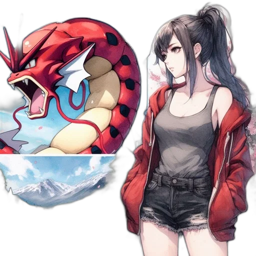 creature, jacket, dragon, animal transparent PNG cut-out