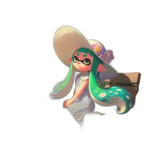 hat, weapon, staff, dress transparent PNG cut-out