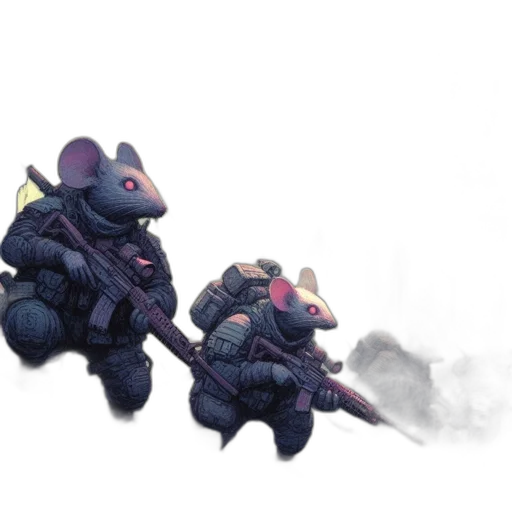weapon, concept art, cyberpunk, fantasy art transparent PNG cut-out