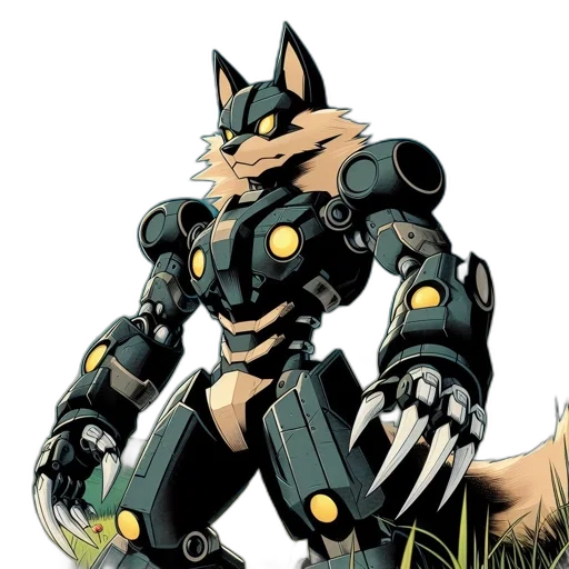 animal, robot, weapon, concept art transparent PNG cut-out