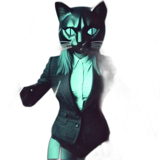 mask, dress, jacket, staff transparent PNG cut-out