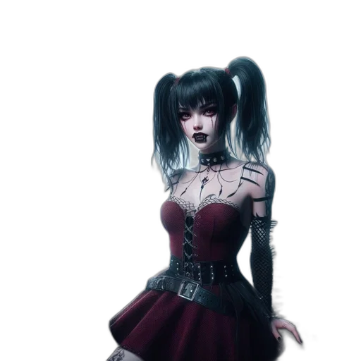 dress, robot, staff, fantasy art transparent PNG cut-out