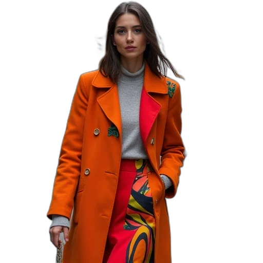 jacket, dress, colorful, neon transparent PNG cut-out