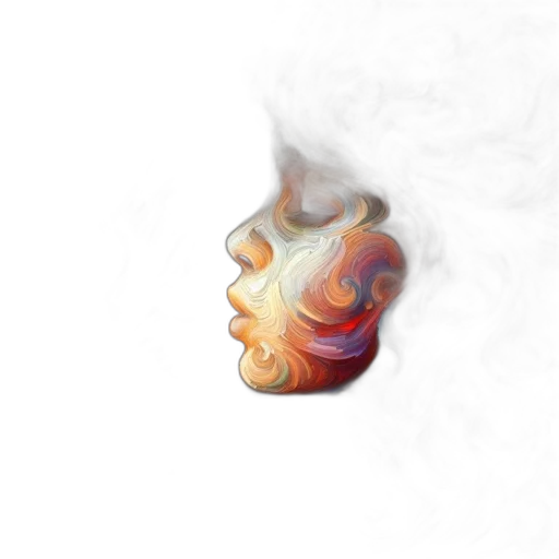 mask, face, dragon, hair transparent PNG cut-out