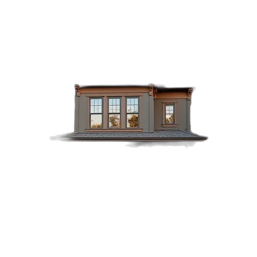 building, furniture, 3d render, concept art transparent PNG cut-out