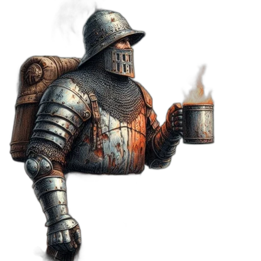 robot, weapon, staff, sword transparent PNG cut-out