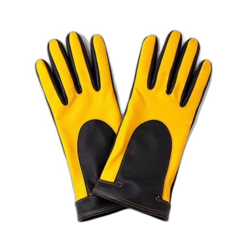 weapon, 3d render, pair, yellow transparent PNG cut-out