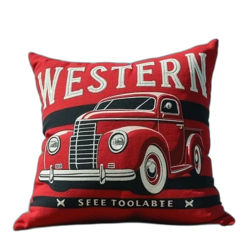 furniture, photorealistic, red, sign transparent PNG cut-out