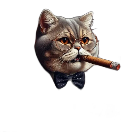 staff, animal, photorealistic, pixel art transparent PNG cut-out