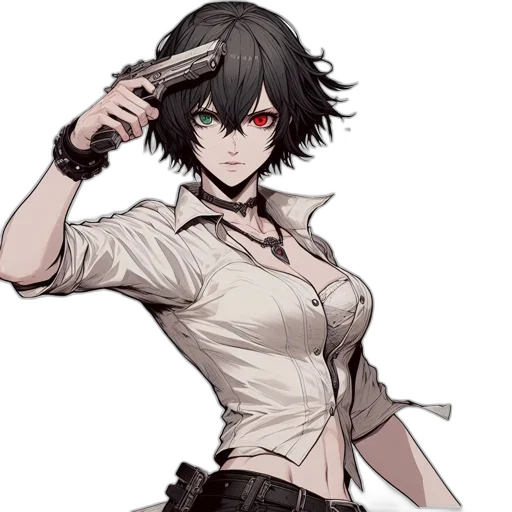 staff, weapon, hat, dress transparent PNG cut-out