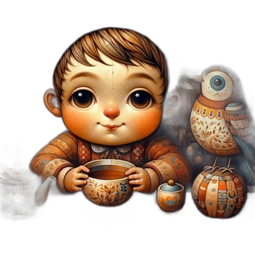 robot, food, fantasy art, concept art transparent PNG cut-out