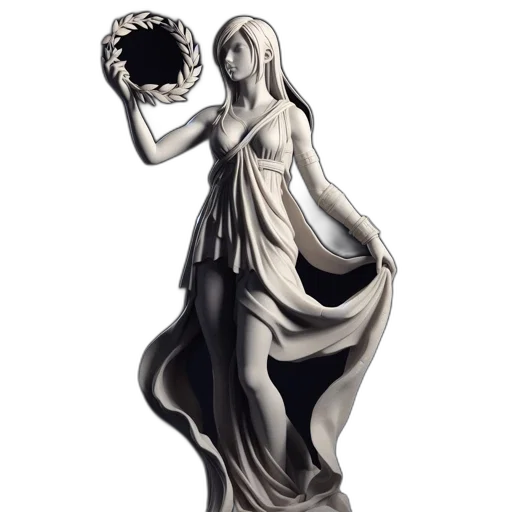 dress, jewelry, staff, crown transparent PNG cut-out