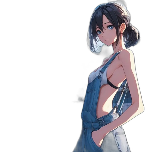dress, jacket, weapon, staff transparent PNG cut-out