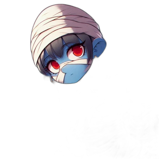 hat, mask, face, creature transparent PNG cut-out