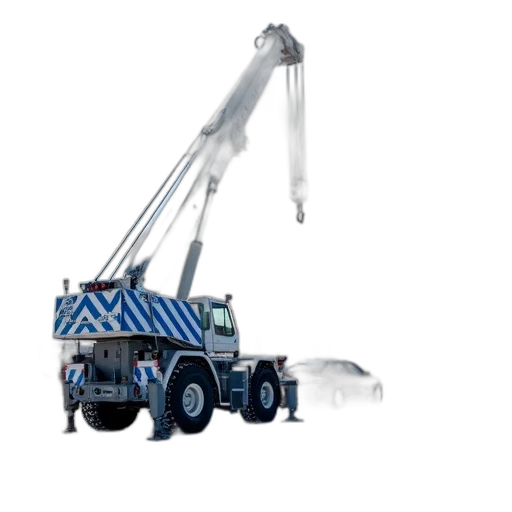 staff, construction, crane, blue transparent PNG cut-out
