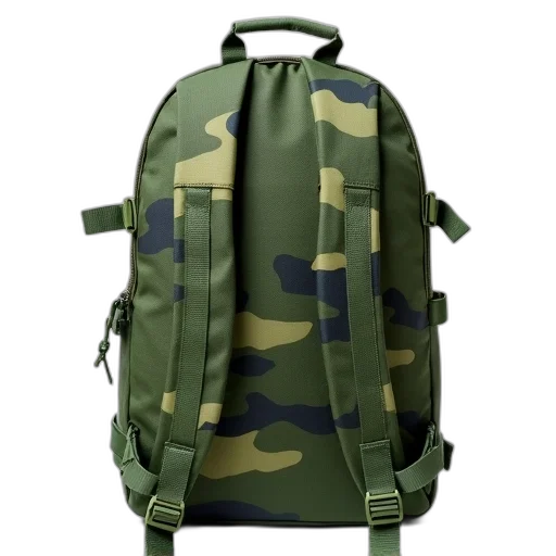 jacket, weapon, 3d render, green transparent PNG cut-out