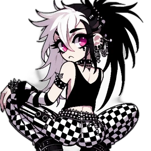 creature, cartoon, pixel art, anime transparent PNG cut-out