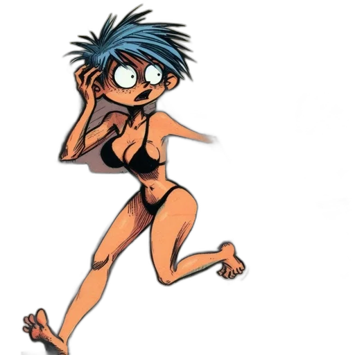 creature, concept art, cartoon, comic book art transparent PNG cut-out